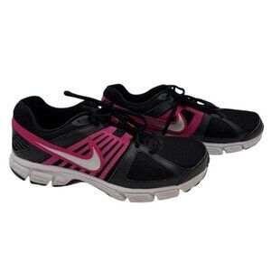 Nike Downshifter 5 Running Shoes Black Pink Athletic Sneakers 543165 Women's 8.5